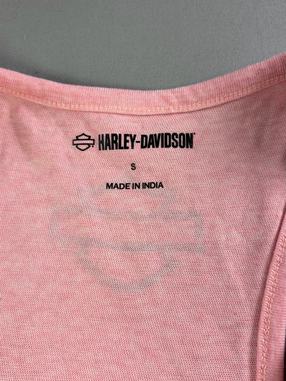 Harley-Davidson Women's Pink Logo Breast Cancer awareness Tank top - Picture 3 of 8